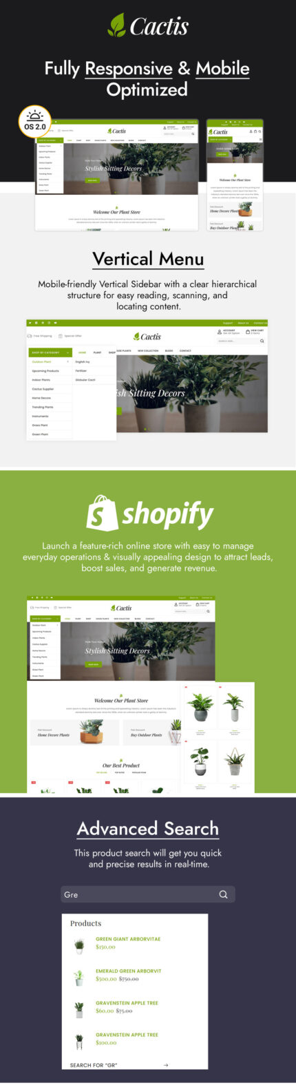 Kaktus - Toko Online Tanaman dan Peralatan Berkebun Tema Shopify - Fitur Gambar 1