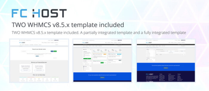 FCHOST - Template Situs Web Hosting HTML & Template WHMCS - Fitur Gambar 1