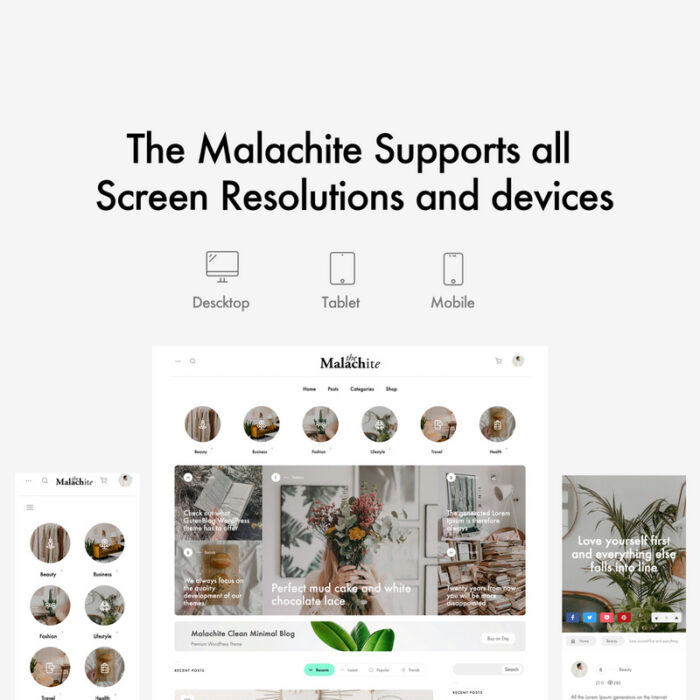 Tema WordPress Blog Malachite - Fitur Gambar 7