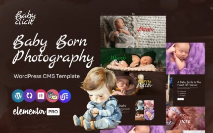 Baby click - Babyborn Photo Studio Multipurpose WordPress Elementor Theme