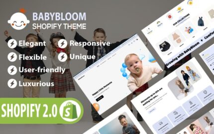 BabyBloom - Kids Toys & Baby Fashion Store Shopify 2.0 Theme