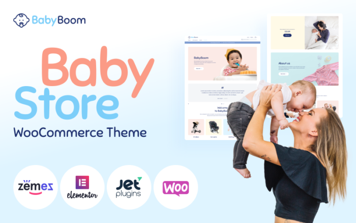 BabyBoom - Tema Baby WooCommerce yang Lucu dan Modern