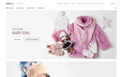 Babyis - Tema Magento Responsif Toko Pakaian Bayi