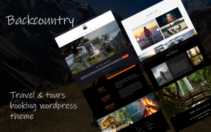 Backcountry Tours and Travel WordPress Theme