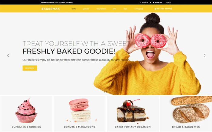 Bakermax - Tema Shopify Toko Roti