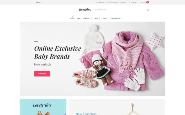 Bambino - Tema WooCommerce Responsif Toko Bayi