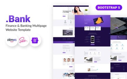 .Bank - Template Situs Web Multipage Bootstrap 5 Keuangan dan Perbankan