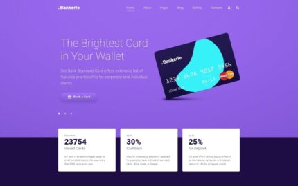 Bankerle - Banking Joomla Template