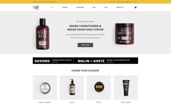 Tukang Cukur - Tema Shopify Modern Siap Pakai untuk Salon Rambut