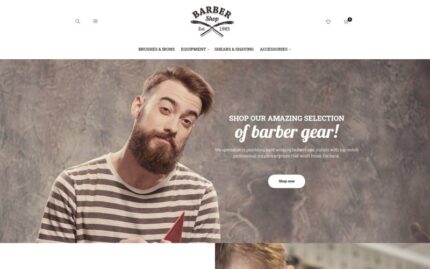 BarberShop - Barber Equipment Responsive Magento Theme