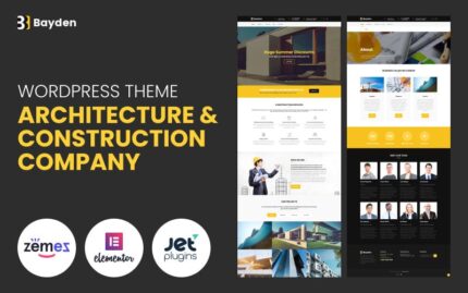 Bayden - Tema WordPress Responsif untuk Perusahaan Arsitektur & Konstruksi