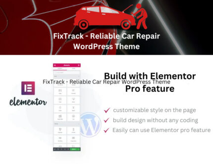 FixTrack - Tema WordPress Perbaikan Mobil yang Andal - Fitur Gambar 1