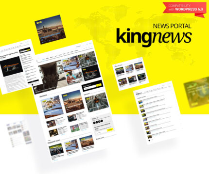 KingNews - Tema WordPress Portal Berita & Majalah - Fitur Gambar 1