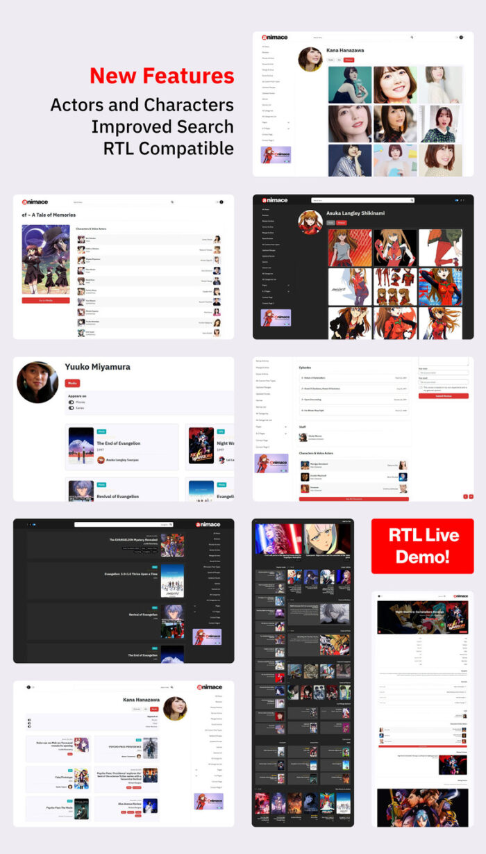 ANIMACE - Tema WordPress Anime dan Manga + RTL - Fitur Gambar 3