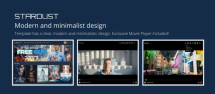 StarDust - Template Situs Web Film dan Serial - Fitur Gambar 1