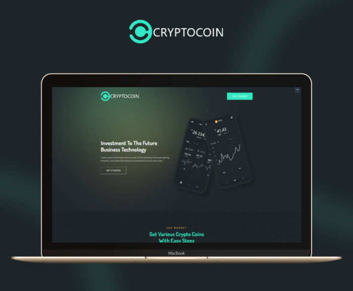 CryptoCoin - Template Elementor Mata Uang Kripto - Fitur Gambar 1