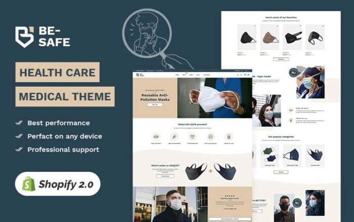 JADILAH AMAN - Kesehatan & Medis Tema Responsif Serbaguna Shopify 2.0 Tingkat Tinggi