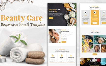 Beauty Care – Multipurpose Responsive Email Template