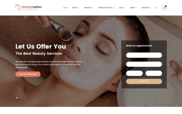 Template Situs Web Responsif Salon Kecantikan