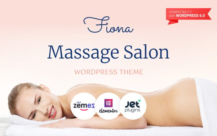 Tema WordPress Responsif Salon Kecantikan & Pijat