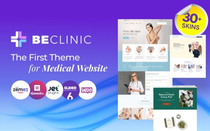 BeClinic - Tema WordPress Medis Bersih Serbaguna