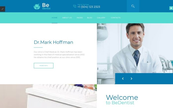 BeDentist - Template Joomla Klinik Gigi