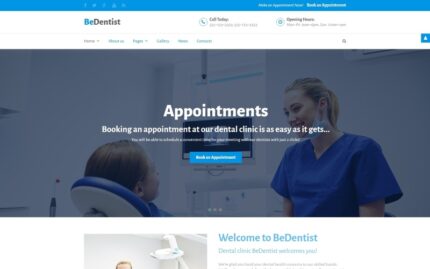 Templat Joomla BeDentist