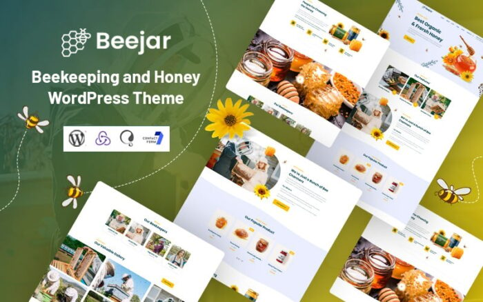 Beejar - Tema WordPress Peternakan Lebah dan Madu