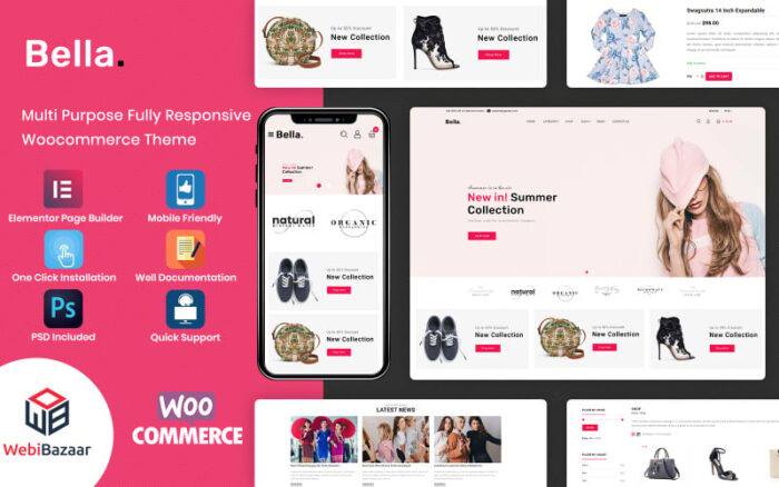 Bella - Tema WooCommerce Toko eCommerce Mode