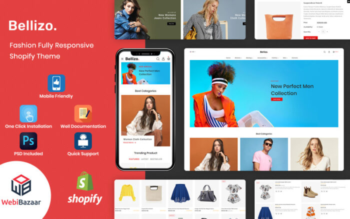 Bellizo - Tema Shopify Fashion Responsif yang Bersih & Serbaguna