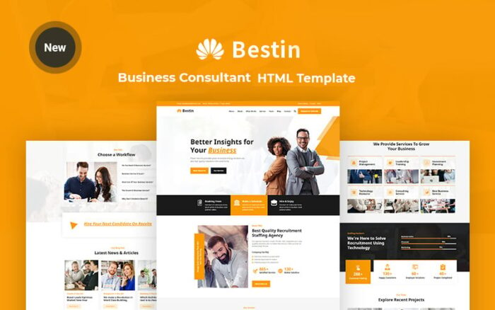 Bestin - Template Situs Web Responsif untuk Bisnis dan Konsultan