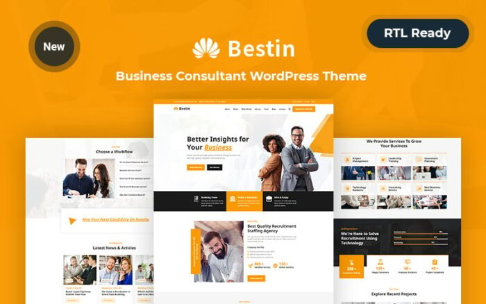 Bestin - Tema WordPress Bisnis Responsif