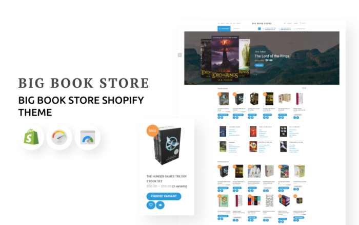 Toko Buku Besar - Tema Shopify eCommerce