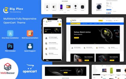 Big Plex - Multipurpose Responsive OpenCart Template