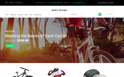 Tema Shopify Responsif Toko Sepeda