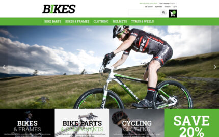 Bikes Magento Theme