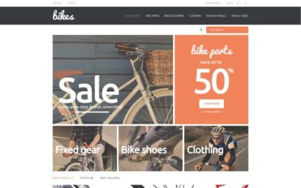 Bikes PrestaShop Theme