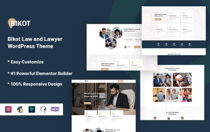 Bikot - Tema WordPress Hukum dan Pengacara