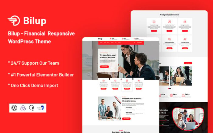 Bilup - Tema WordPress Keuangan