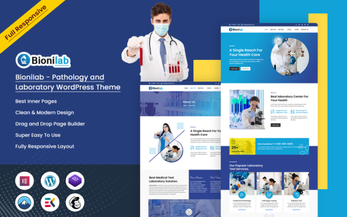 Bionilab - Tema WordPress Patologi dan Laboratorium