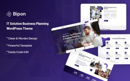 Bipon - IT Solution & Business Planning  WordPress Theme