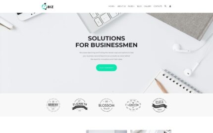 4Biz - Template Joomla Bisnis Sticky Meny Bright