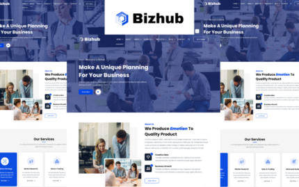 Bizhub-Business and Corporate Html5 Template