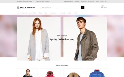 Black Button - Fashion Store Elegant OpenCart Template