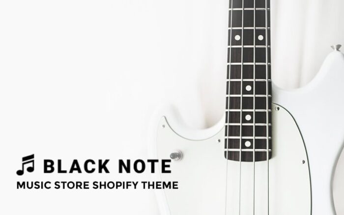 Black Note - Tema Shopify Toko Musik