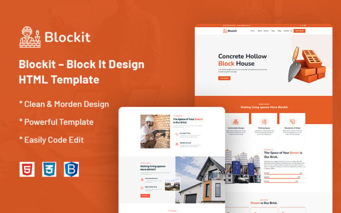 Blockit – Template Situs Web Desain Block It