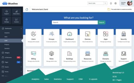 Bluedox - Premium Bootstrap 5 Admin Dashboard