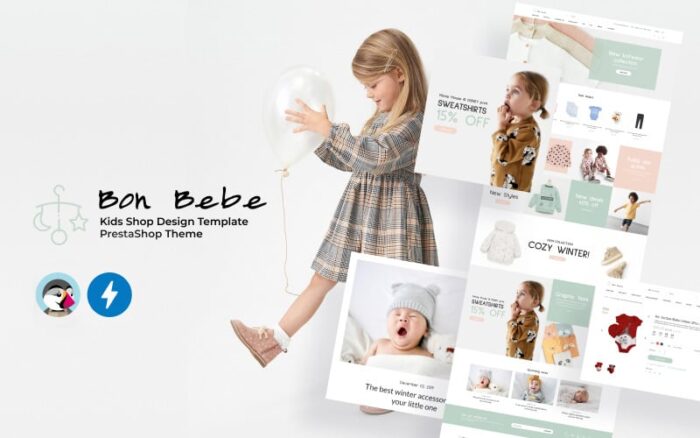 Bon Bebe - Template Desain Toko Anak Tema PrestaShop