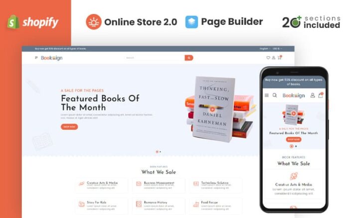 Booksign - Tema Shopify Toko Buku