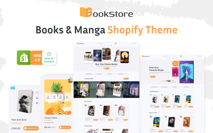 BookStore: Jelajahi Buku, Manga & Komik | Tema Shopify